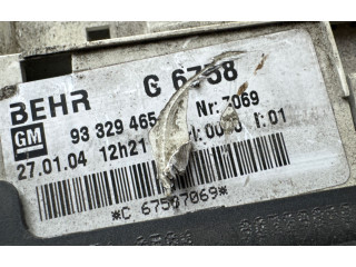 Блок управления климат-контролем 93329465, G6738   Opel Meriva A