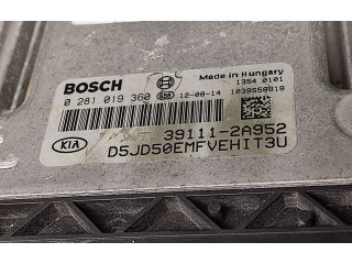 Блок управления двигателем Блок управления 391112A952, 0281019360 KIA Ceed