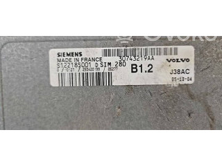 Блок управления двигателя 30743219AA, S122185001 Volvo C30