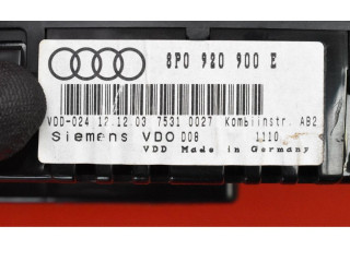 Панель приборов 8P0920900E, 8P0920900E Audi A3 S3 8L