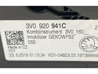 Панель приборов 3V0920941C Skoda Superb B8 (3V)
