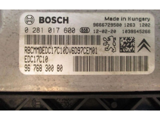 Řídící jednotka 9676830080 Citroen Berlingo 2012