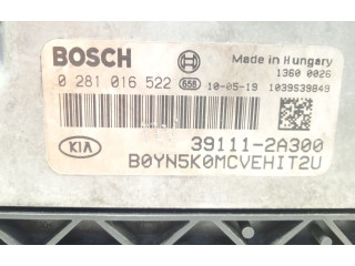 Блок управления двигателя 391112A300, 0281016522 KIA Venga