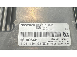 Блок управления двигателя 31312683, 0261S06332   Volvo S60