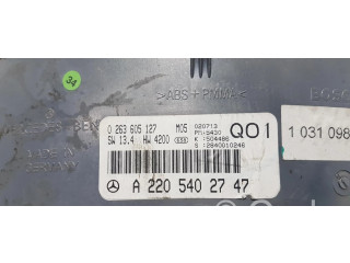 Přístrojová deska Mercedes-Benz S W220 A2205402747, CUADROINSTRUMENTOS