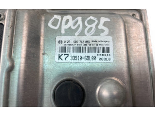 Блок управления двигателем ECU 3391069L00, 0261S05712 Suzuki Swift II
