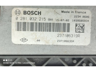 Блок управления двигателя 237106319R Dacia Lodgy