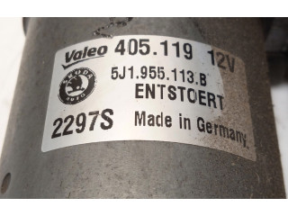 Моторчик дворников 5J1955113B, 405119 Skoda Fabia Mk2 (5J)