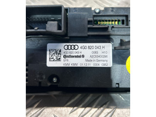 Блок управления климат-контролем 4G0820043H Audi A6 S6 C7 4G