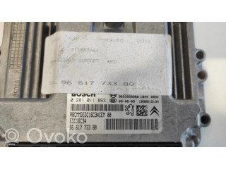 Блок управления двигателя 0281011863, 9661773380   Citroen C4 I