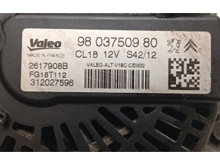 Генератор 9803750980, 312027596   Peugeot 5008      