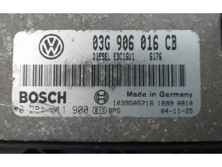 Блок управления двигателя 03G906016CB, 0281011900 Volkswagen Golf SportWagen