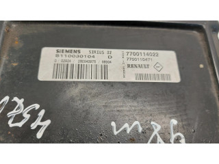 Блок управления двигателя 7700114022, S110030104   Renault Clio I