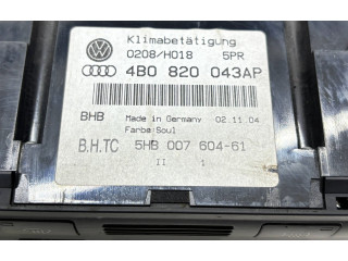 Блок управления климат-контролем 4B0820043AP Audi A6 S6 C5 4B