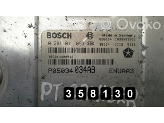 Блок управления двигателя 0281011093   Chrysler PT Cruiser
