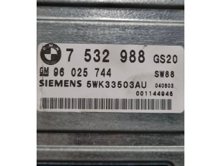 Блок управления коробкой передач 7532988, 96025744   BMW X3 E83