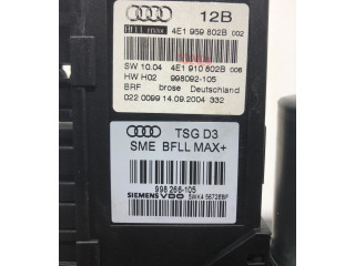 Přístrojová deska Audi A8 S8 D3 4E 2004 4E1959802B, 4E1910802B