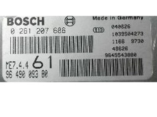 Řídící jednotka 9649009380, 0261207686 Citroen Berlingo 2005