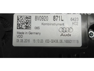 Панель приборов 8V0920871L Audi A3 S3 8V