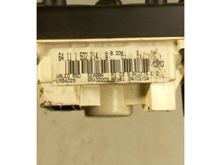 Блок управления климат-контролем 64111502214 Mini One Cooper R50 53