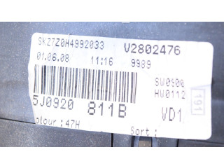 Geschwindigkeitsmesser Cockpit 5J0920811B   Skoda Fabia Mk2 (5J)       