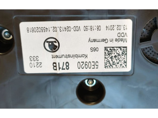 Панель приборов 5E0920871B, 1455020618   Skoda Octavia Mk3 (5E)       