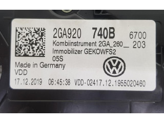 Přístrojová deska Volkswagen T-Roc 2020 2GA920740B, 2GA920740B