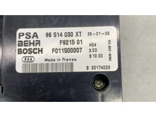 Блок управления климат-контролем 96514030XT, F921501 Citroen Xsara Picasso