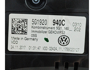 Панель приборов 5G1920940C, A2C12301800 Volkswagen Golf VII
