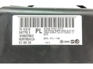 Подушка безопасности в сиденье 5K3880242, 34077795B Volkswagen Golf VI