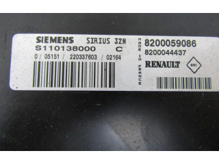 Блок управления двигателя 8200059086, 8200059086 Renault Twingo I