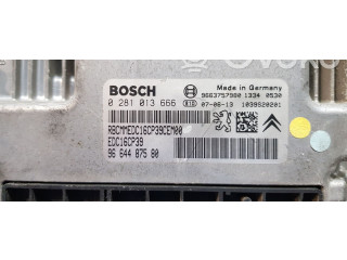 Блок управления двигателя 9664487580, 0281013666   Citroen C-Crosser