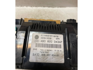 Блок управления климат-контролем 4B0820043AP, 5HB00760461   Audi A6 S6 C5 4B