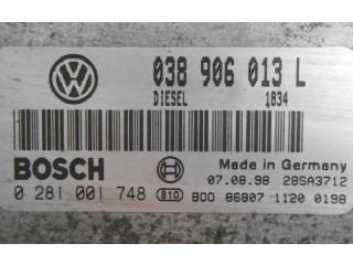 Блок управления двигателя 038906013L, 0281001748 Volkswagen Lupo