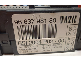 Модуль управления BSM 9663798180, 6580RK   Peugeot 308    