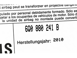 Подушка безопасности в сиденье 6q0880241b   Skoda Fabia Mk2 (5J)