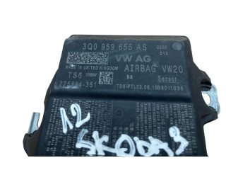 Блок подушек безопасности 3Q0959655AS, 225894351   Skoda Octavia Mk3 (5E)