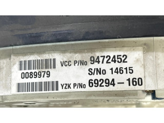 Přístrojová deska Volvo S80 2004 9472452, 0089979
