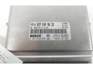 Блок управления двигателя 0281010039, 0281010039 Mercedes-Benz A W168