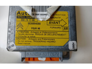 Блок подушек безопасности 550741100, 550741100 Citroen Xsara