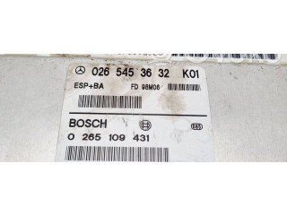 Řídící jednotka A0265450532, A1661402000 Mercedes-Benz A W168 1998
