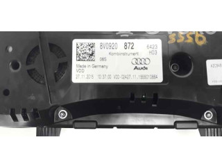 Панель приборов 8V0920872, A2C94972900 Audi A3 S3 8V