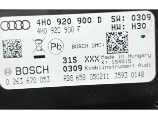 Přístrojová deska  Audi A8 S8 D4 4H 2009 4H0920900D  