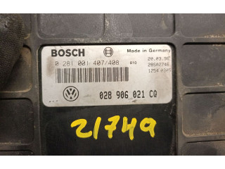 Блок управления двигателя 028906021CQ, 0281001407BOSCH Seat Inca (6k)