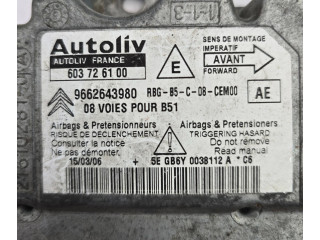 Блок подушек безопасности 9662643980, 603726100 Citroen C4 I