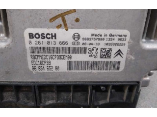 Блок управления двигателя 9665465280, 0281013666 Citroen C-Crosser