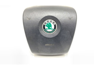 Подушка безопасности водителя 5J0880201D Skoda Fabia Mk2 (5J)
