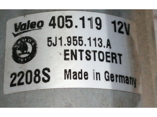 Моторчик дворников 5J1955113A Skoda Fabia Mk2 (5J)