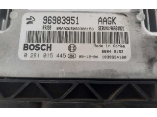 Блок управления двигателя 96983951, 0281015445   Chevrolet Cruze