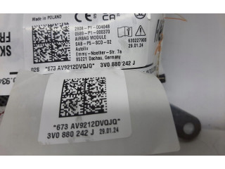 Подушка безопасности водителя Skoda Superb B5 (3U)